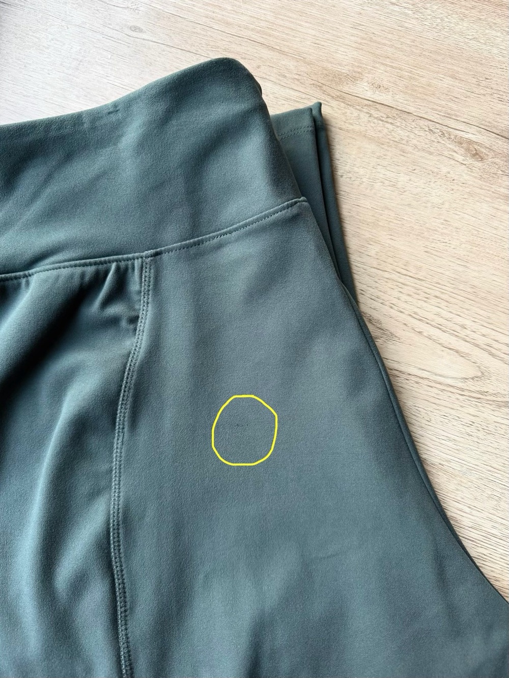 Marika Travel & Commute Wide Leg Pants XL Green High Rise Stretch Zip Pocket NWT - Picture 16 of 16